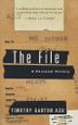 Cover art for THE FILE
