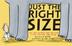 Cover art for JUST THE RIGHT SIZE