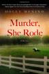 Cover art for MURDER, SHE RODE