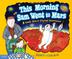 Cover art for THIS MORNING SAM WENT TO MARS
