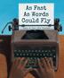 Cover art for AS FAST AS WORDS COULD FLY