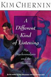 Cover art for A DIFFERENT KIND OF LISTENING