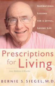Book Cover for PRESCRIPTIONS FOR LIVING