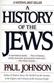 Cover art for A HISTORY OF THE JEWS