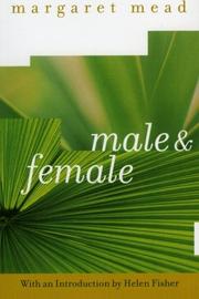 Cover art for MALE AND FEMALE