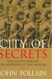 Cover art for CITY OF SECRETS
