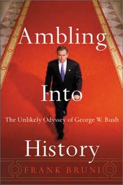 Cover art for AMBLING INTO HISTORY