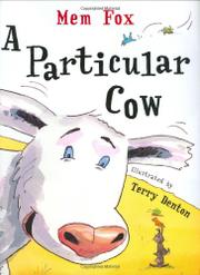 Cover art for A PARTICULAR COW