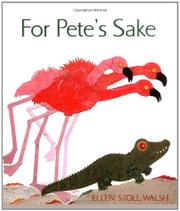 Book Cover for FOR PETE'S SAKE