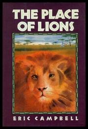 Cover art for THE PLACE OF LIONS