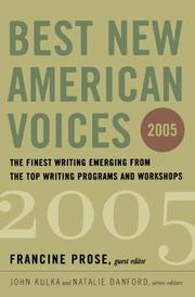 Cover art for BEST NEW AMERICAN VOICES 2005