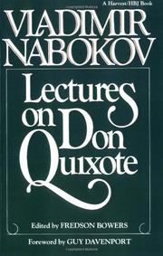 Cover art for LECTURES ON DON QUIXOTE