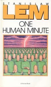 Book Cover for ONE HUMAN MINUTE