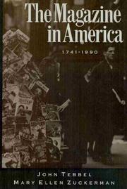 Cover art for THE MAGAZINE IN AMERICA, 1740-1990