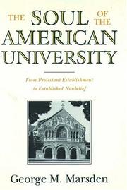 Cover art for THE SOUL OF THE AMERICAN UNIVERSITY