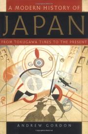 Cover art for A MODERN HISTORY OF JAPAN