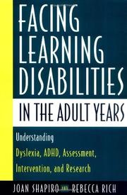 Cover art for FACING LEARNING DISABILITIES IN THE ADULT YEARS