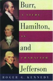 Book Cover for BURR, HAMILTON AND JEFFERSON