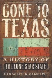 Book Cover for GONE TO TEXAS