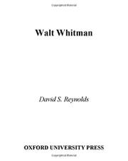 Cover art for WALT WHITMAN