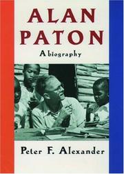 Book Cover for ALAN PATON