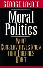Cover art for MORAL POLITICS