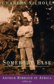 Book Cover for SOMEBODY ELSE