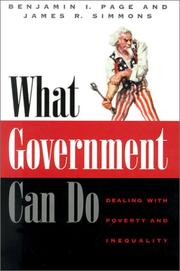 Cover art for WHAT GOVERNMENT CAN DO