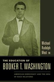 Cover art for THE EDUCATION OF BOOKER T. WASHINGTON