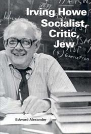 Cover art for IRVING HOWE