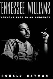 Cover art for TENNESSEE WILLIAMS