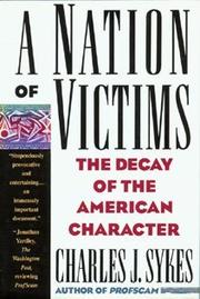 Cover art for A NATION OF VICTIMS
