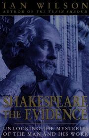 Cover art for SHAKESPEARE: THE EVIDENCE