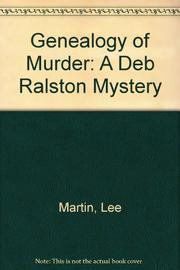 Cover art for GENEALOGY OF MURDER