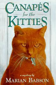 Book Cover for CANAPES FOR THE KITTIES