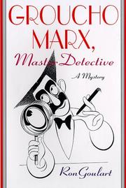Book Cover for GROUCHO MARX, MASTER DETECTIVE