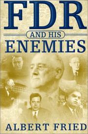 Cover art for FDR AND HIS ENEMIES