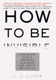 Cover art for HOW TO BE INVISIBLE