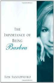 Cover art for THE IMPORTANCE OF BEING BARBRA