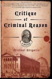 Book Cover for CRITIQUE OF CRIMINAL REASON