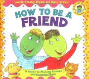 Cover art for HOW TO BE A FRIEND