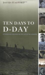 Cover art for TEN DAYS TO D-DAY