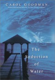 Cover art for THE SEDUCTION OF WATER