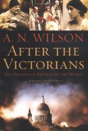 Book Cover for AFTER THE VICTORIANS