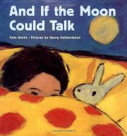 Cover art for AND IF THE MOON COULD TALK