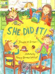 Cover art for SHE DID IT!