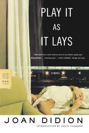 Cover art for PLAY IT AS IT LAYS