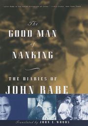 Book Cover for THE GOOD MAN OF NANKING