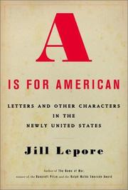 Book Cover for A IS FOR AMERICAN