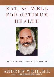 Book Cover for EATING WELL FOR OPTIMUM HEALTH